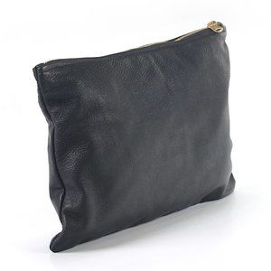 American Apparel leather clutch